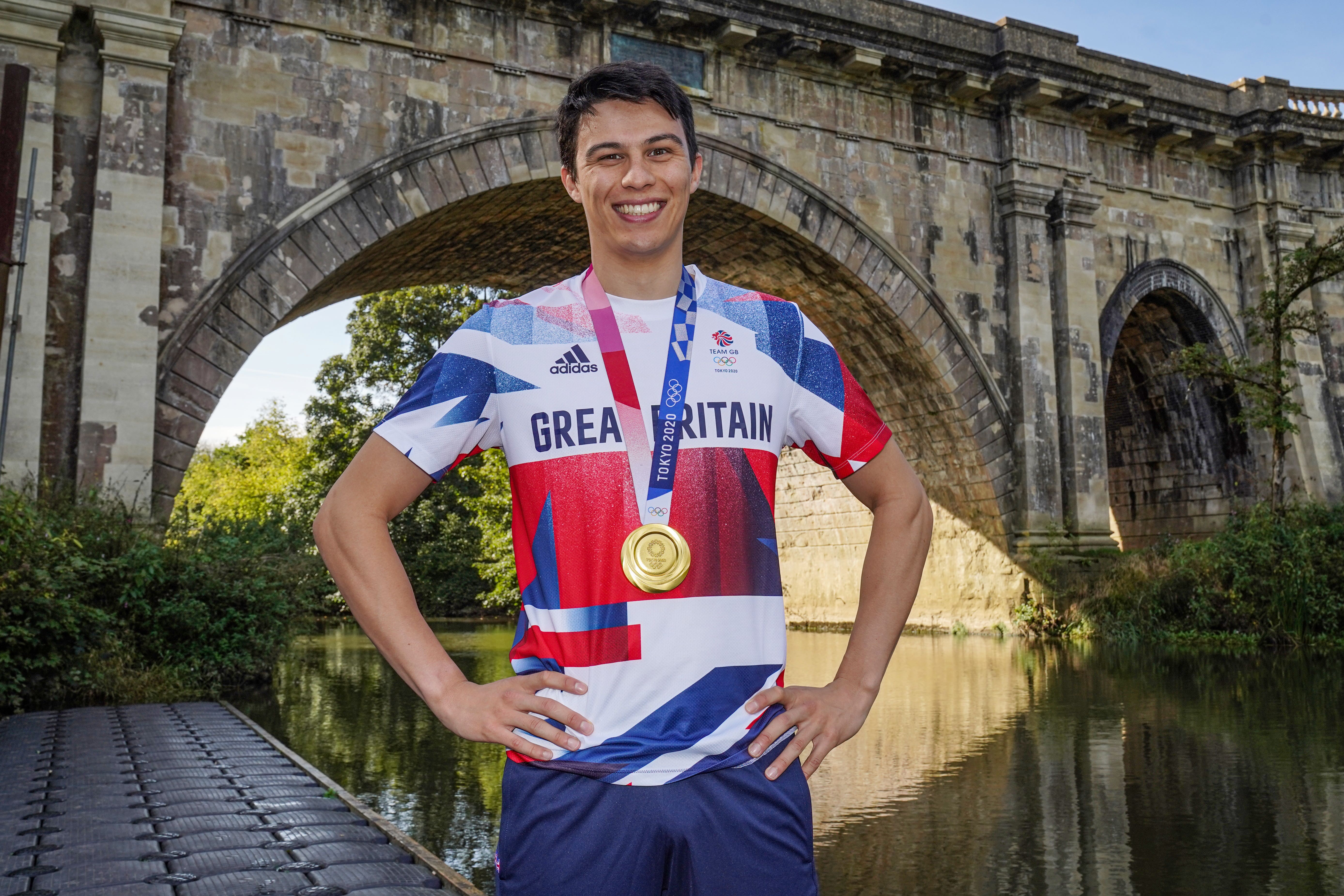 Joe Choong won gold at the Tokyo Olympics in the modern pentathlon (David Davies/PA)