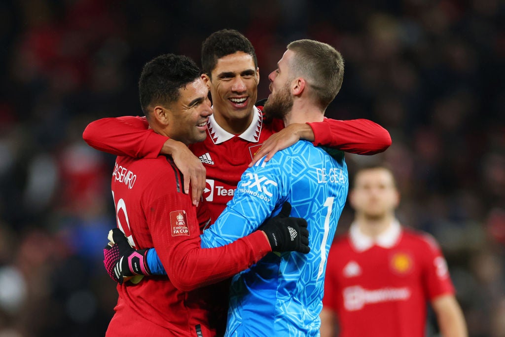 Raphael Varane and Casemiro have referenced United’s history