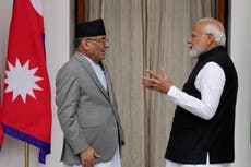 India, Nepal prime ministers meet to deepen ties as China's influence grows in region