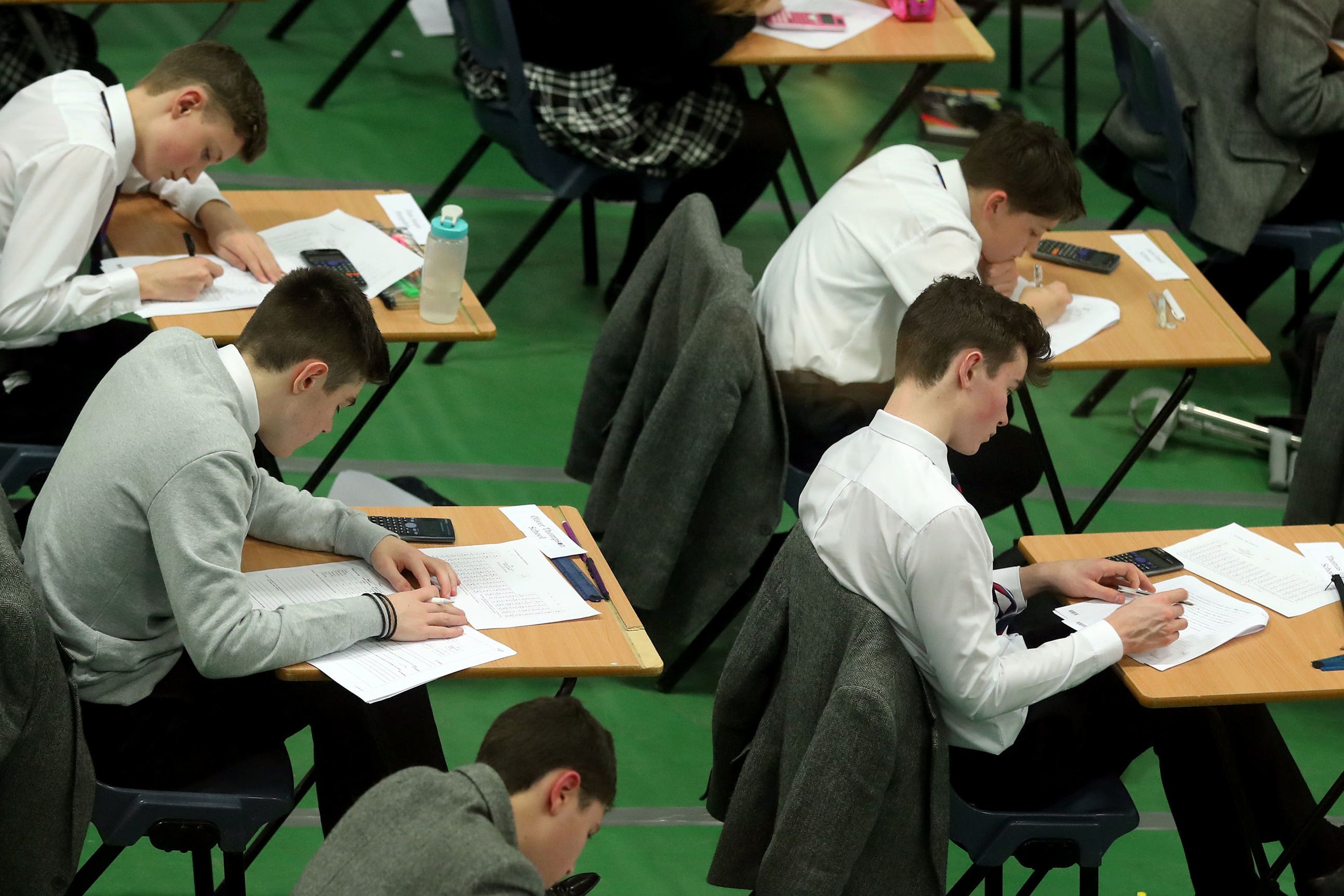 Ofqual has released provisional entries for GCSE and A-level summer 2023 exams (Gareth Fuller/PA)