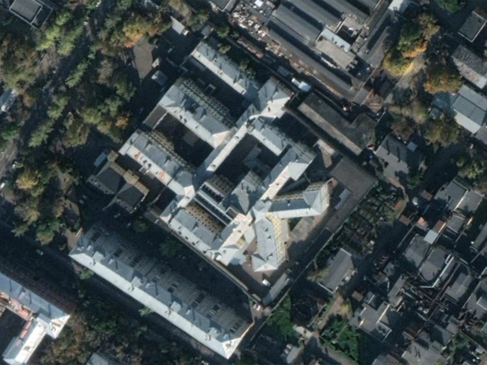 Lefortovo prison seen from above