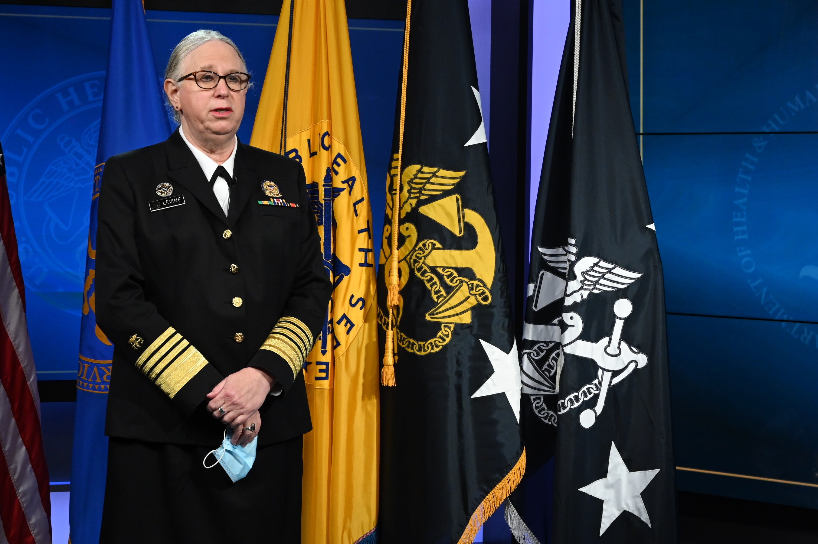 Admiral Rachel Levine was confirmed by the Senate in 2021