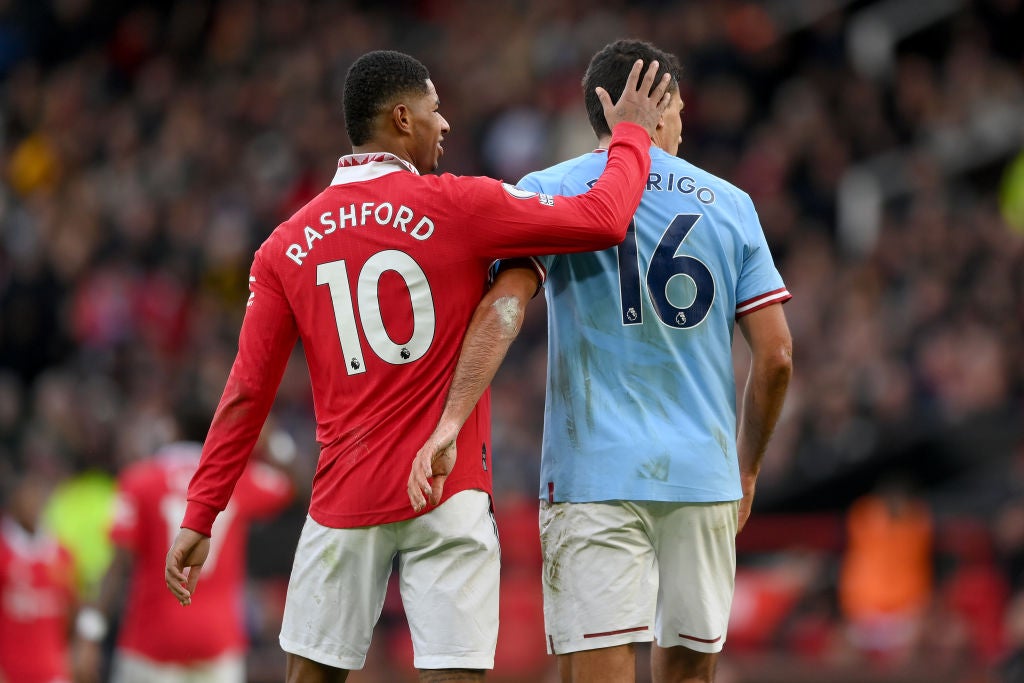 Marcus Rashford scored the winner as United beat City in January