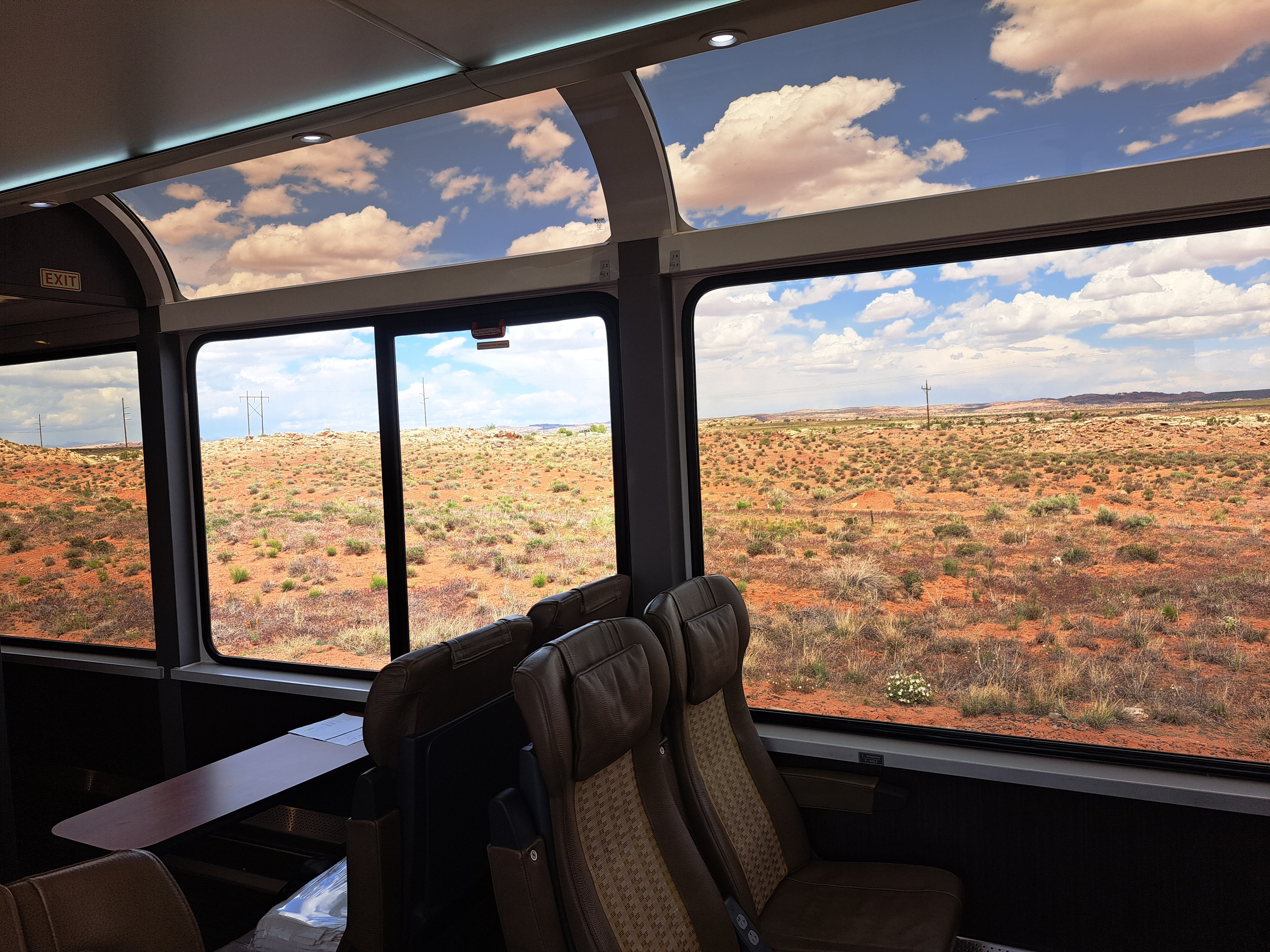 The low desert from the Rocky Mountaineer