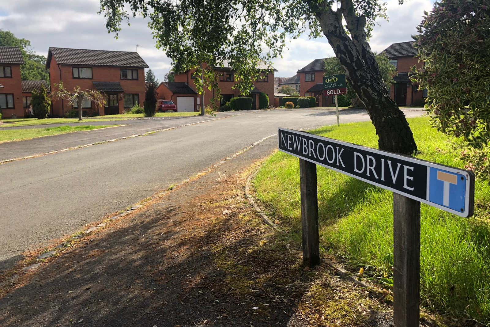 Newbrook Drive in Bayston Hill (Stephanie Wareham/PA)