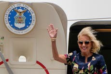 From Jordan, Jill Biden arrives in Cairo as part of Mideast tour aiming to empower women, youth