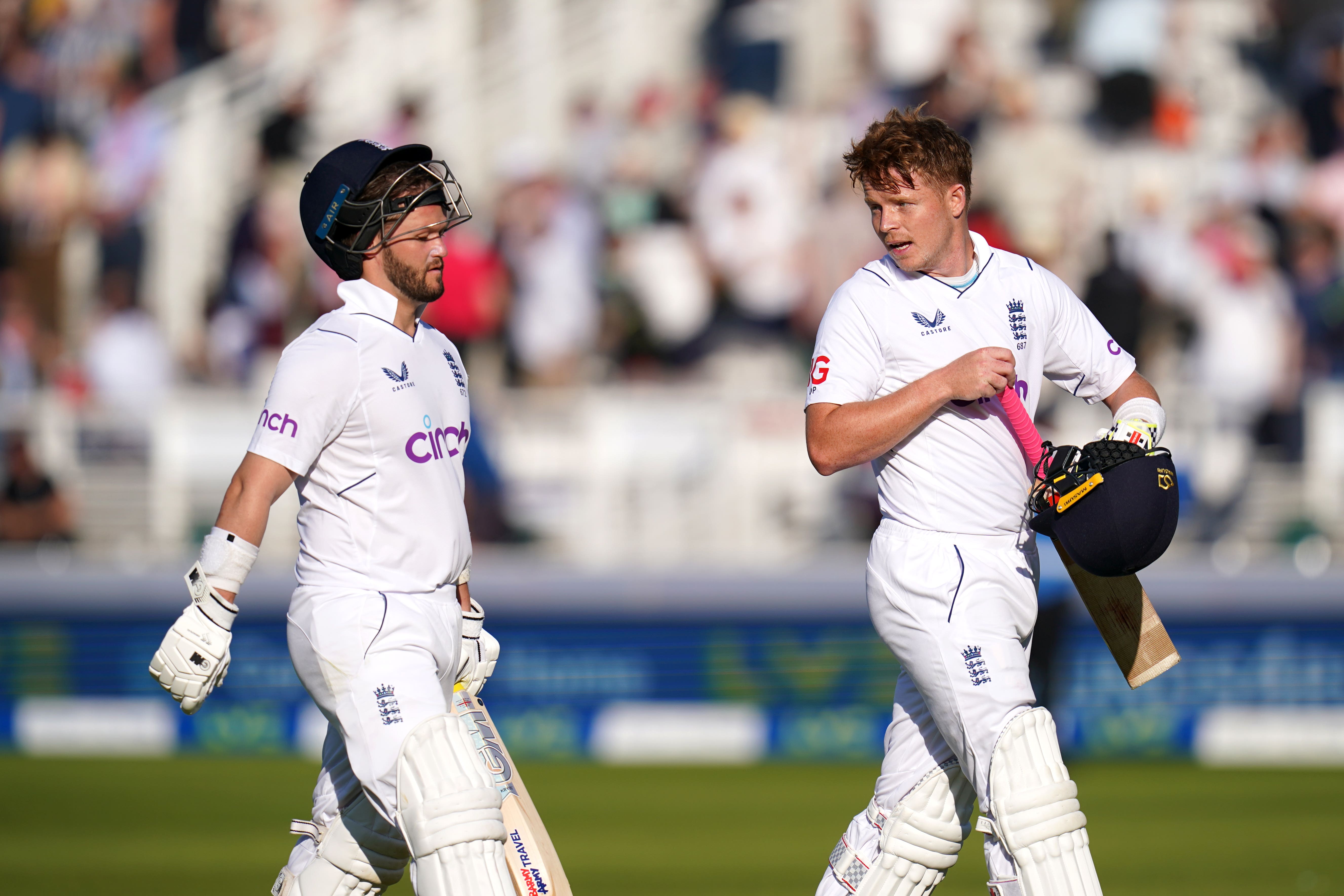 Ben Duckett and Ollie Pope piled on the runs for England against Ireland