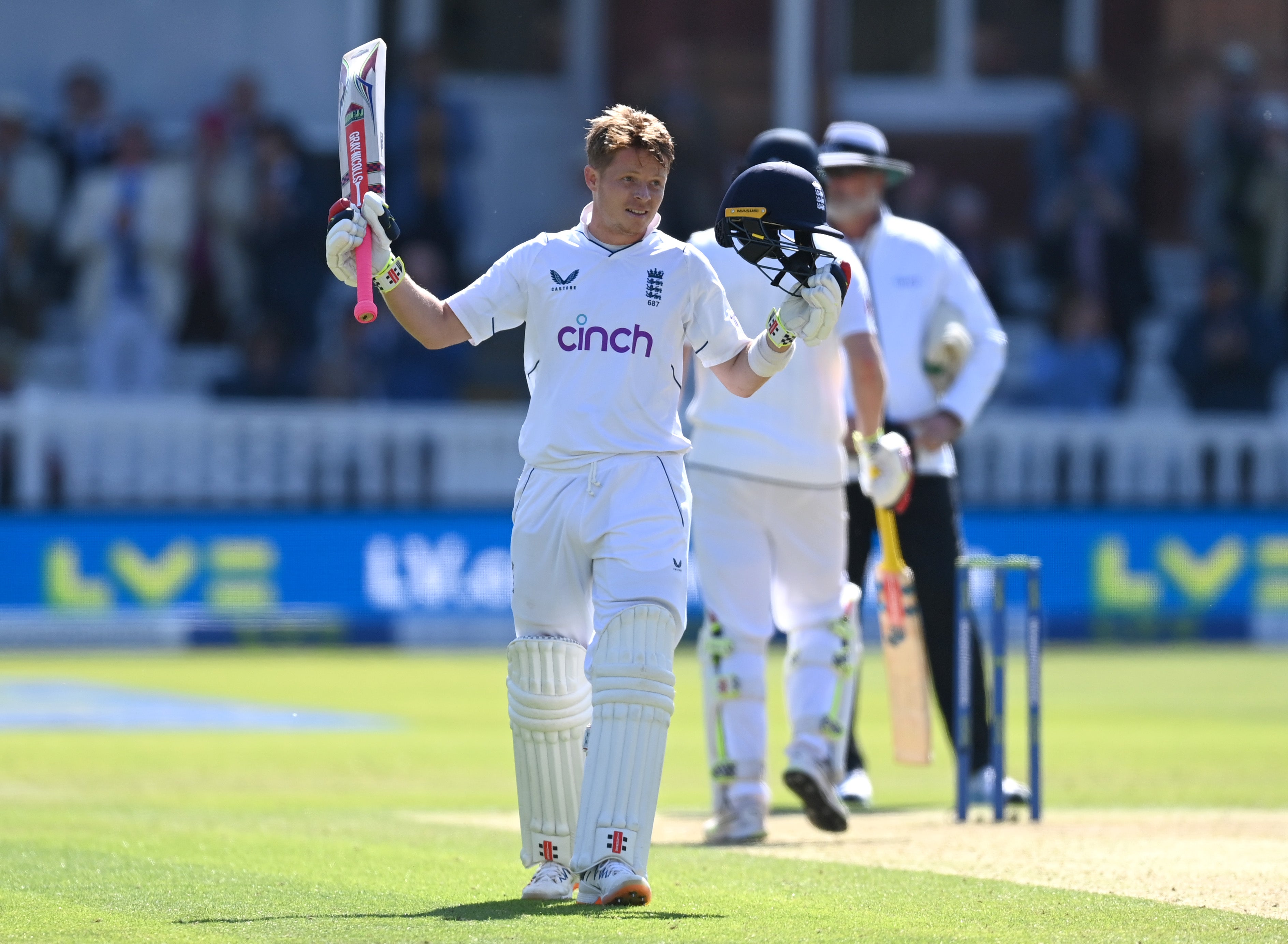 Ollie Pope scored 200 as England dominated with the bat against Ireland