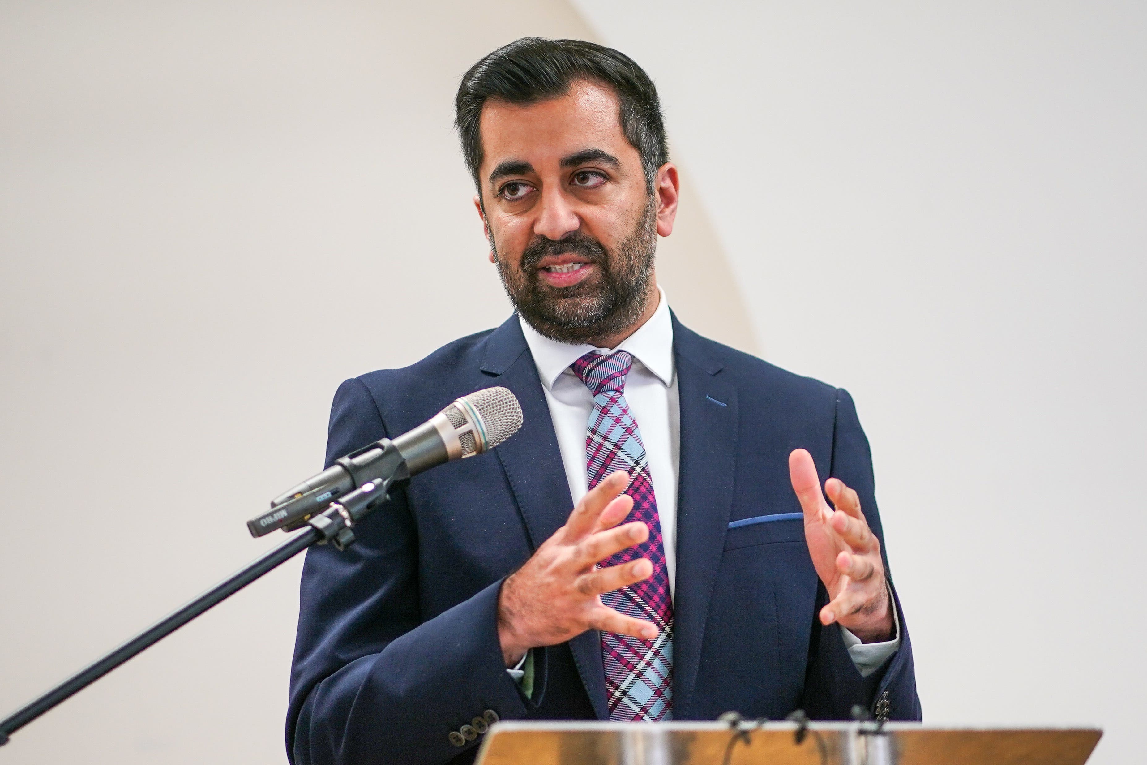 Humza Yousaf has written to Rishi Sunak on the deposit return scheme (Peter Summers/PA)