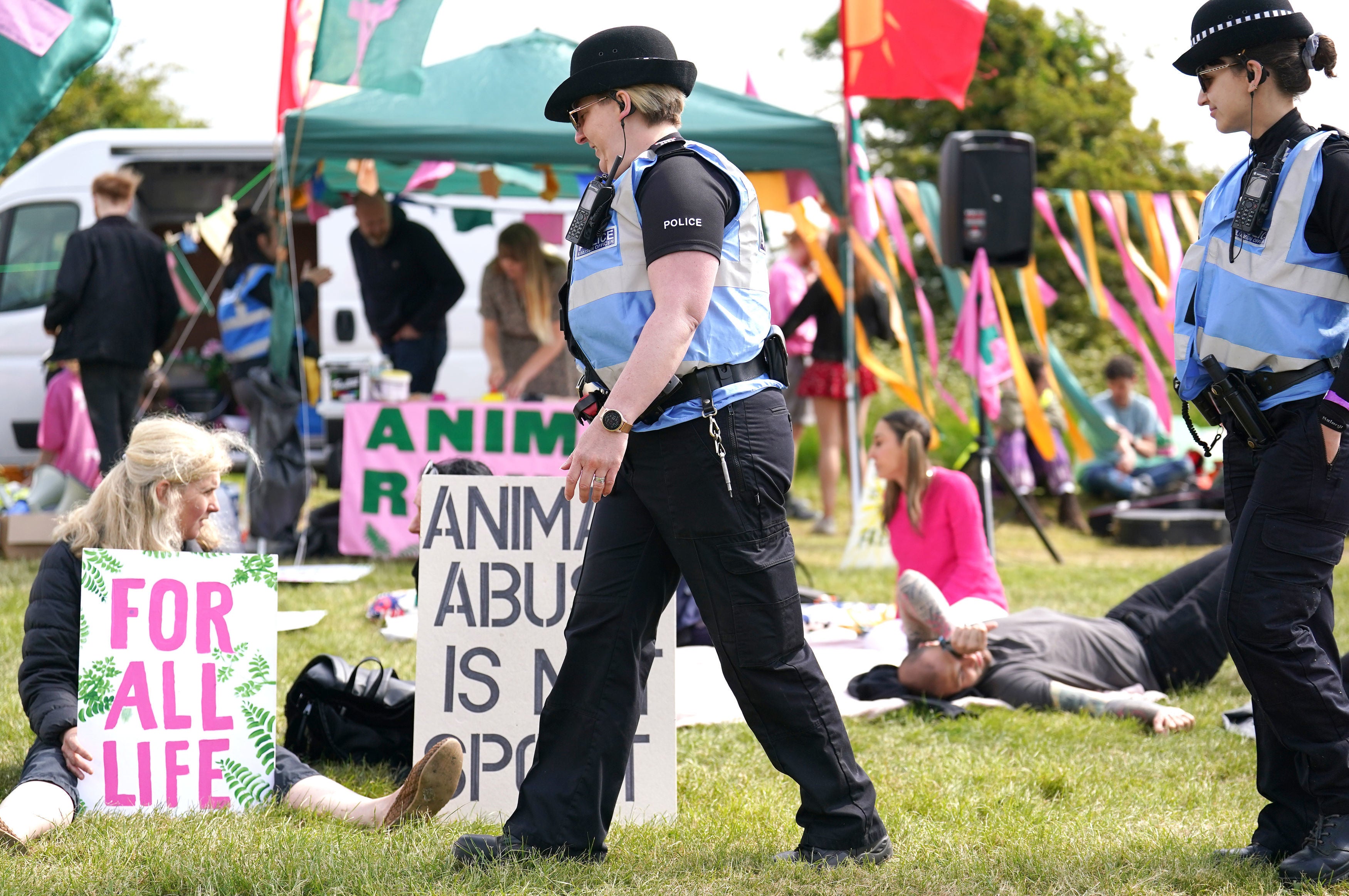 Nineteen people have been arrested in connection with plans to disrupt the Epsom Derby Festival