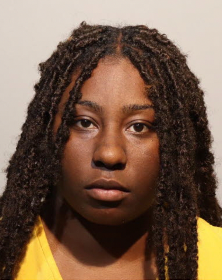 Alicia Moore, 24, is facing charges of aggravated child neglect and arson following the 26 May incident