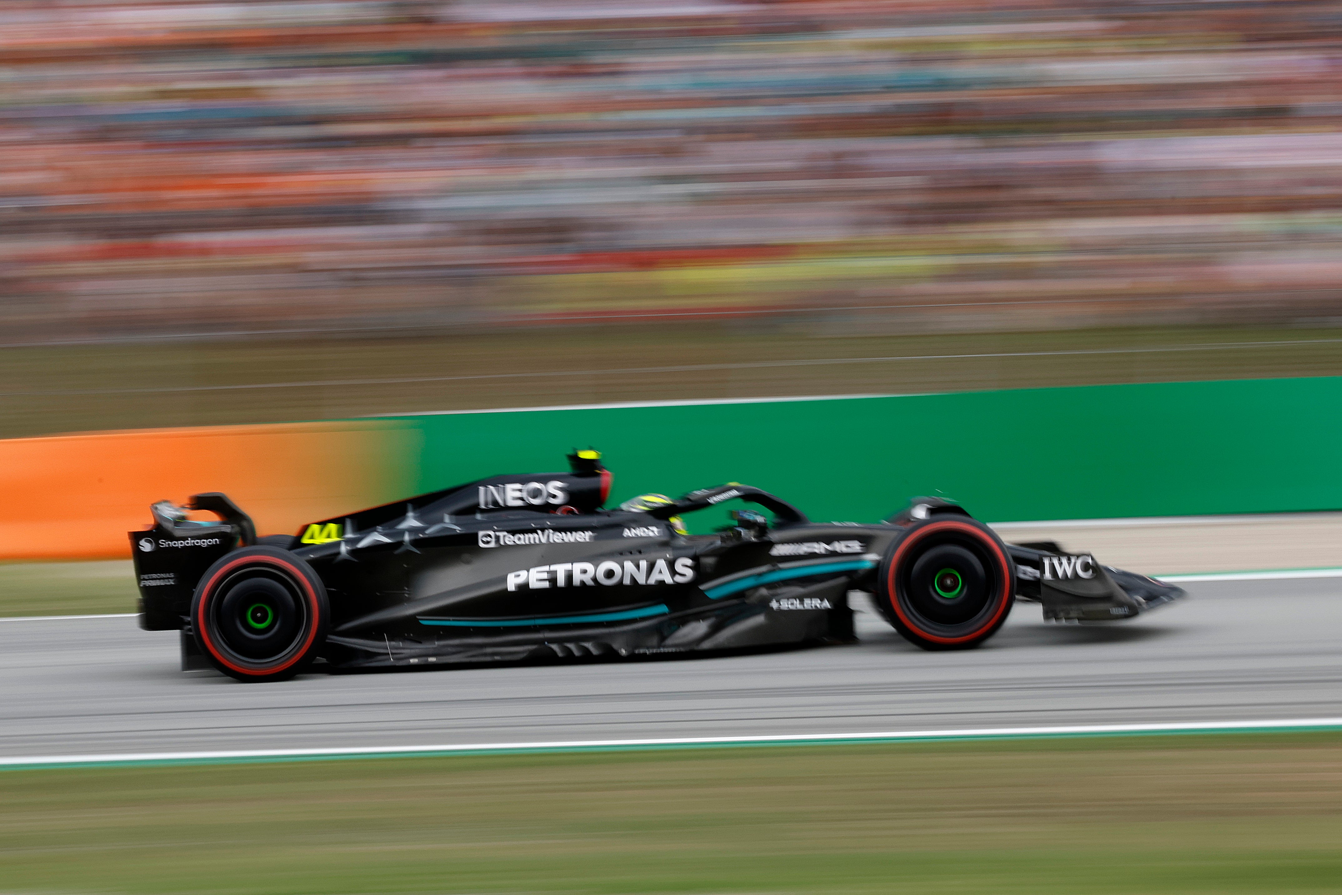 Lewis Hamilton showed impressive race pace