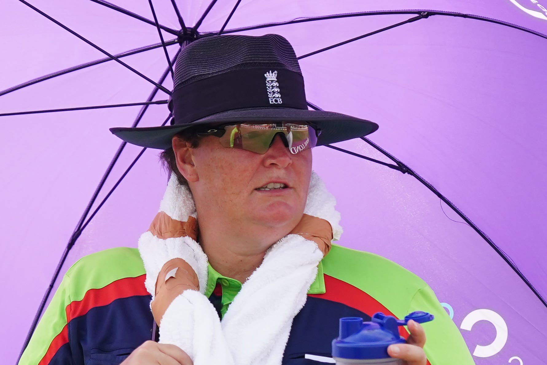 Umpire Sue Redfern made Blast history at Bristol (Mike Egerton/PA)