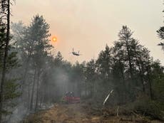 Michigan wildfire that's burned more than 3 square miles was sparked by campfire on private land