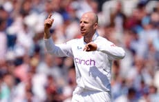 England suffer mammoth Ashes blow as Jack Leach ruled out