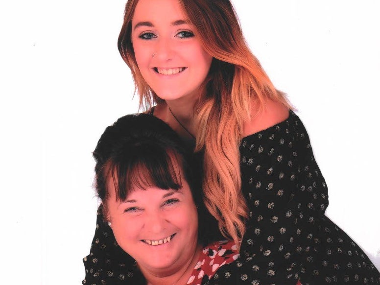 Michelle Hodgkinson, pictured with her daughter