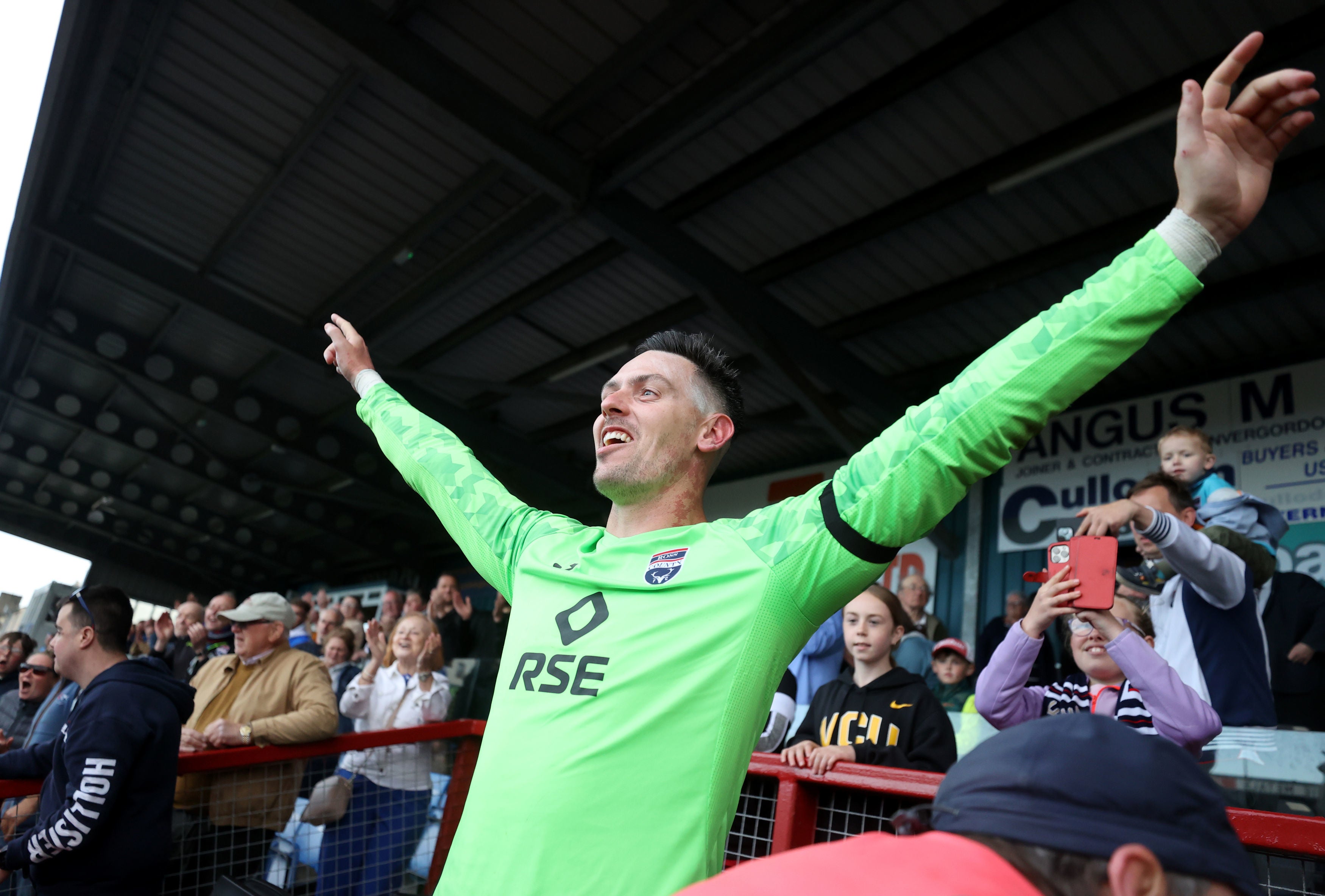 Ross County goalkeeper Ross Laidlaw could eventually celebrate a remarkable win