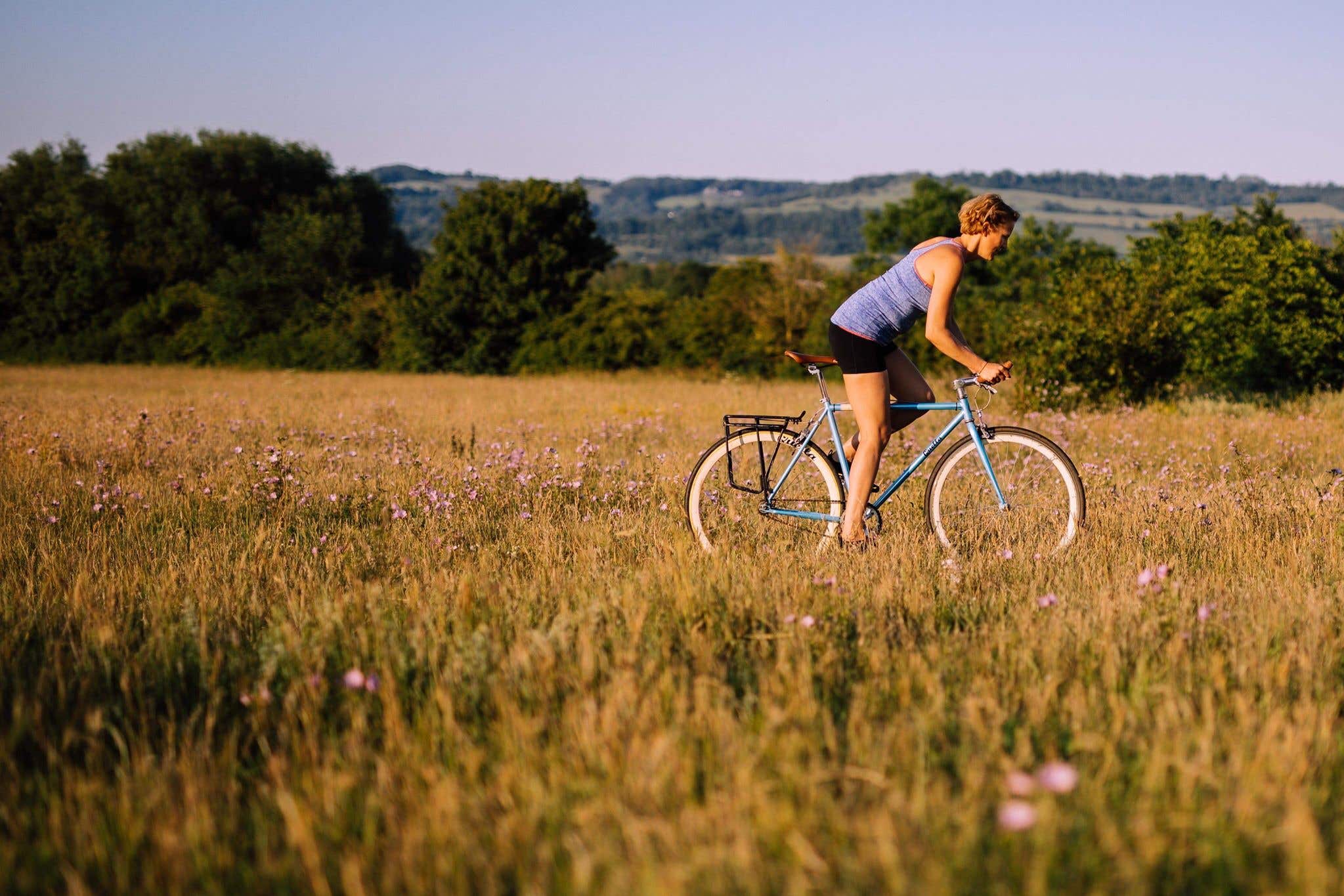 Kate Strong will be embarking on a 3,000 mile cycling challenge to raise awareness for the climate crisis (CK Athlete Shots/PA)