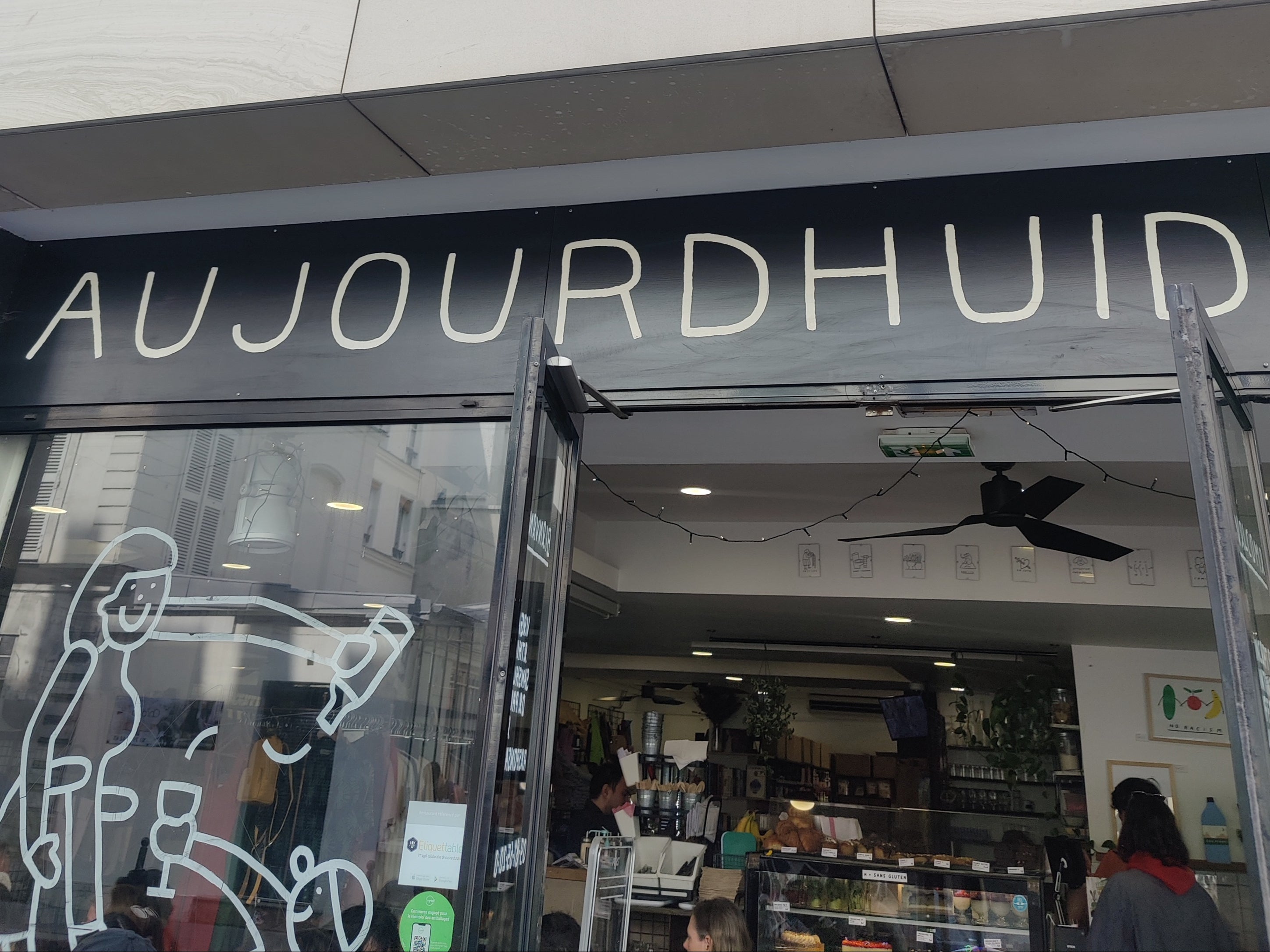 Head for brunch at Aujourd’hui Demain