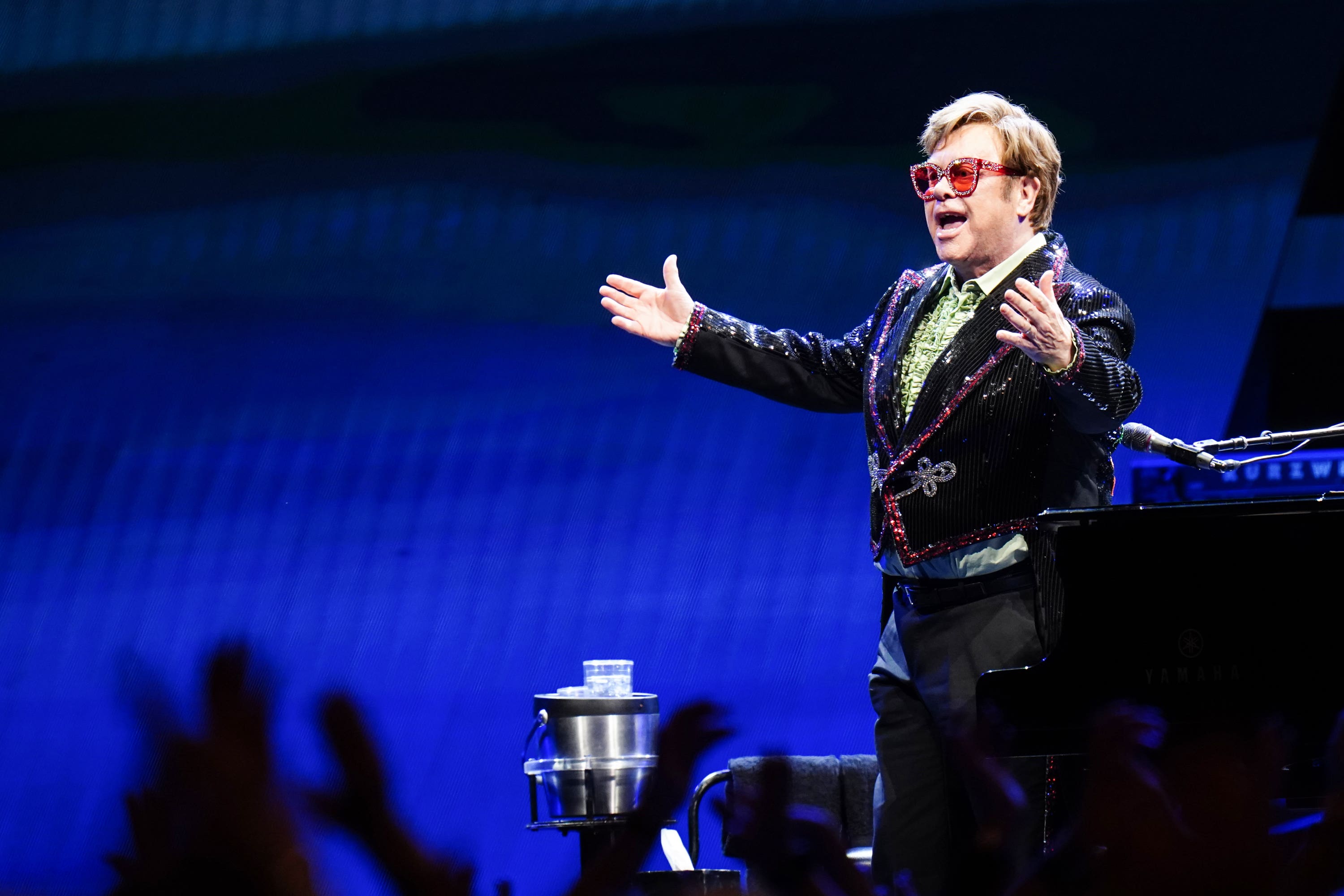 Sir Elton John during his Farewell Yellow Brick Road farewell tour (Ian West/PA)