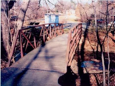 ‘Ellis' Drop Site: Under a footbridge over Wolftrap Creek near Creek Crossing Road at Foxstone Park near Vienna, Virginia