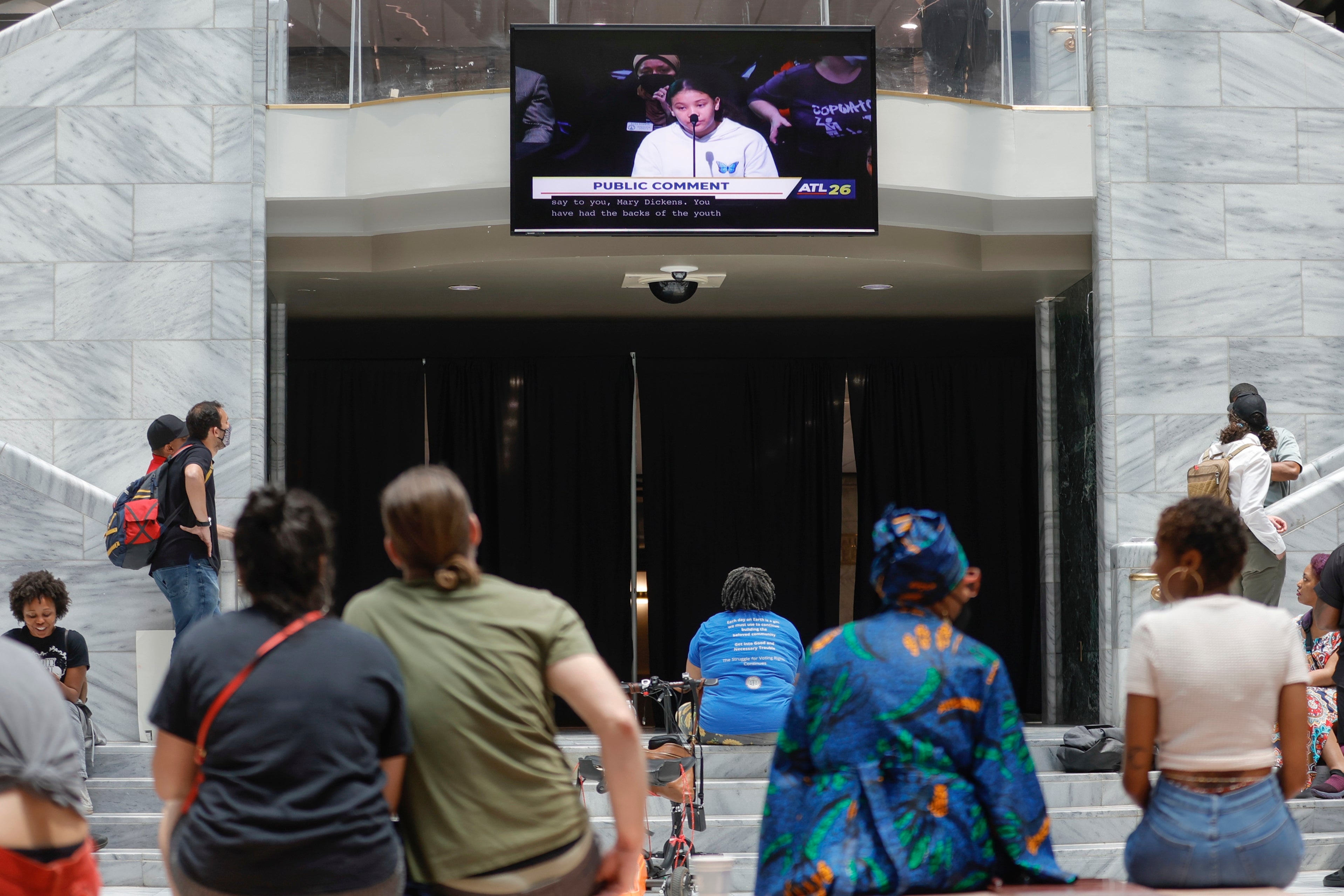 Police Training Center-Protest