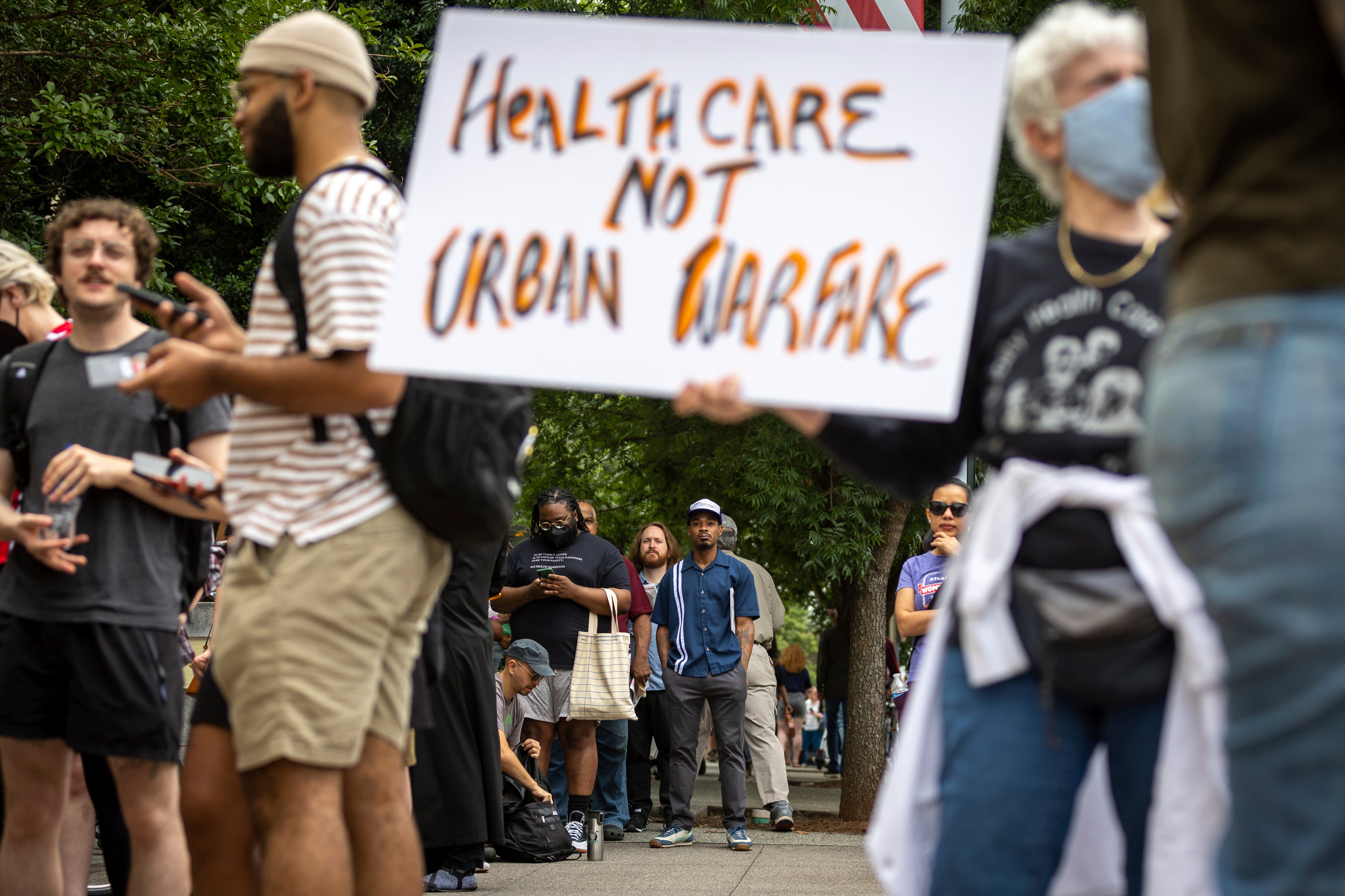 Police Training Center-Protest
