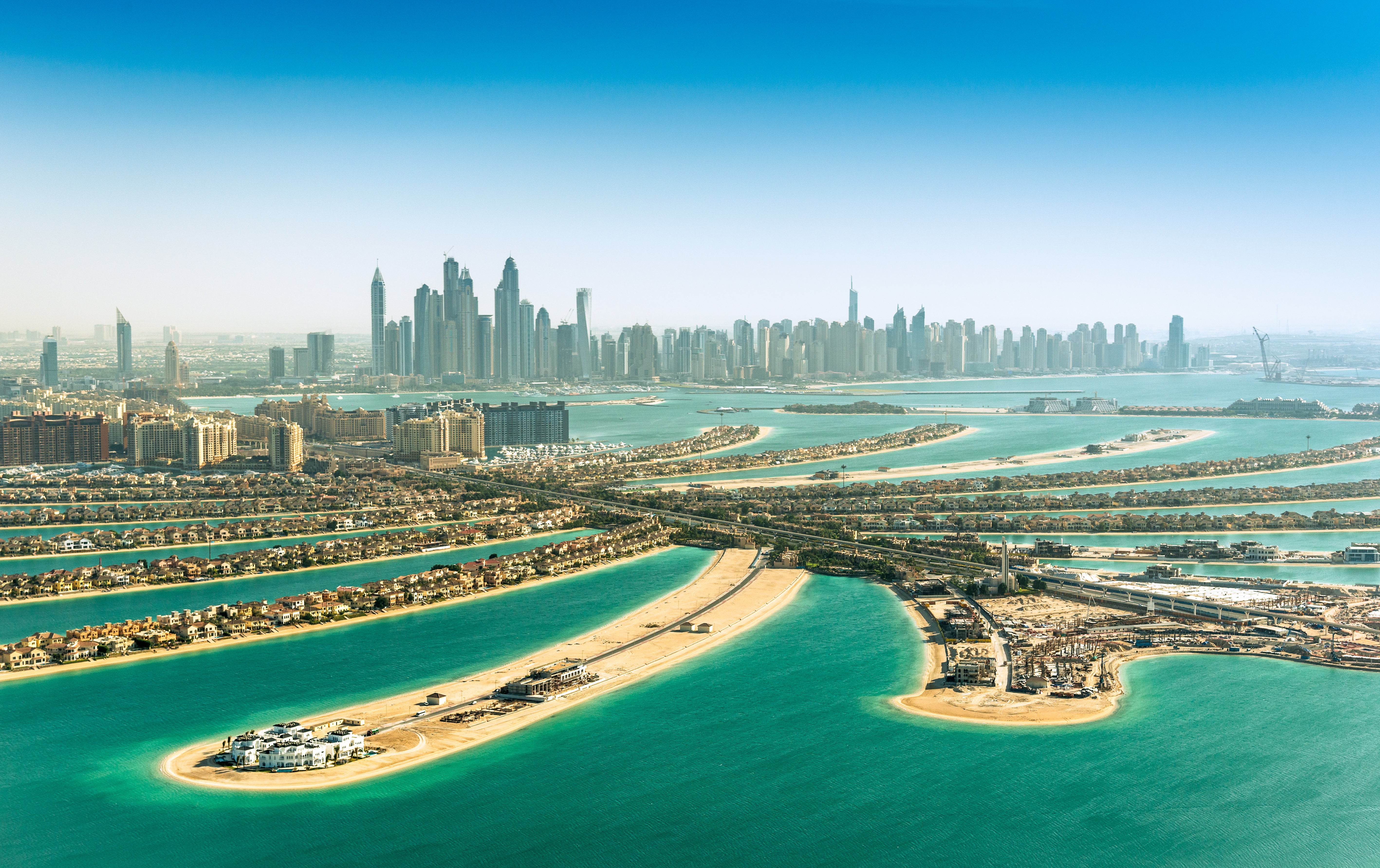 The Palm Jumeirah in Dubai