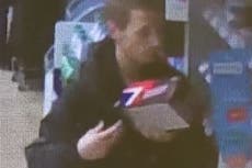 Bounty on his head: Shoplifter caught on CCTV stealing 144 bars of chocolate from Co-op