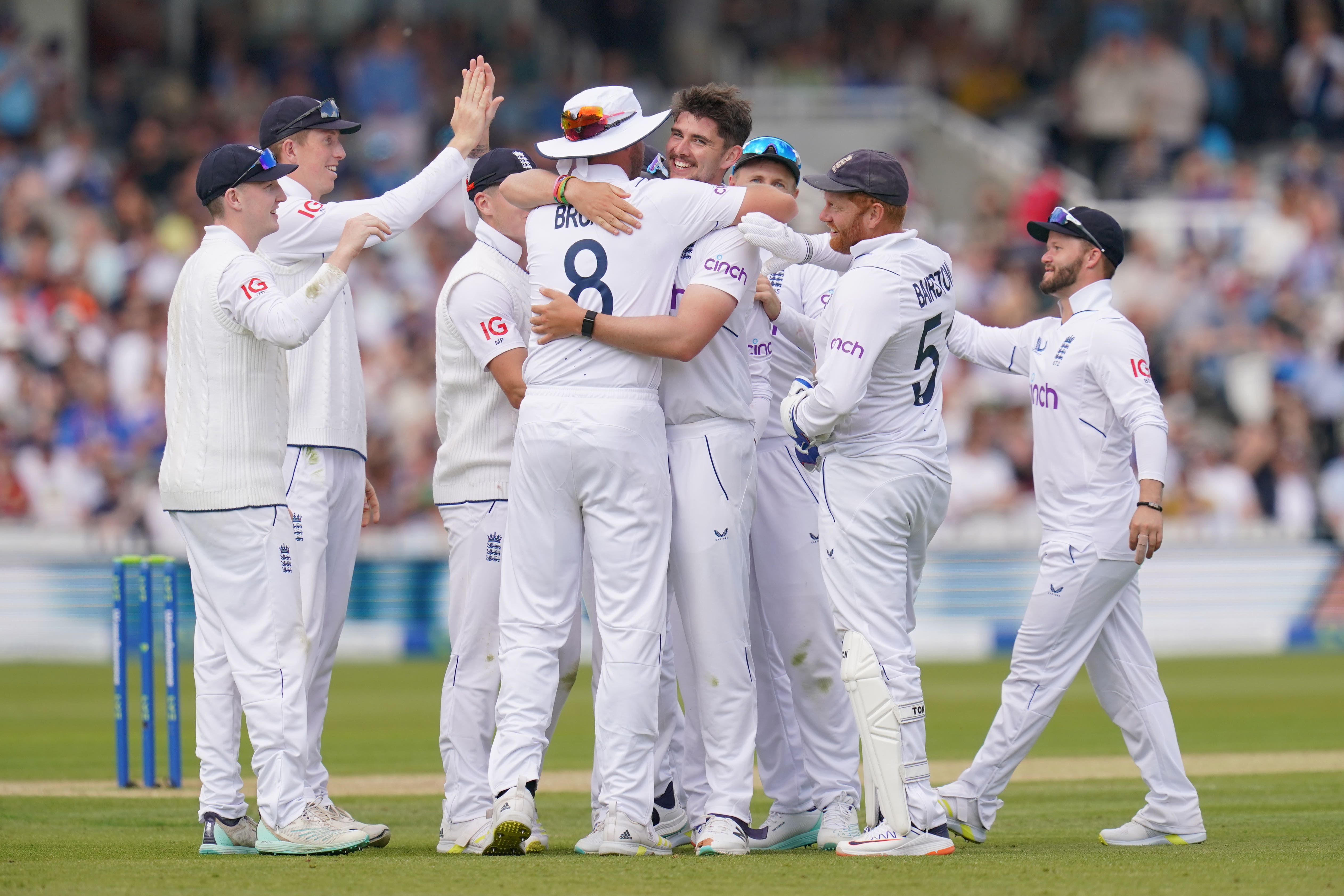 England beat Ireland at Lord’s last week (john Walton/PA)