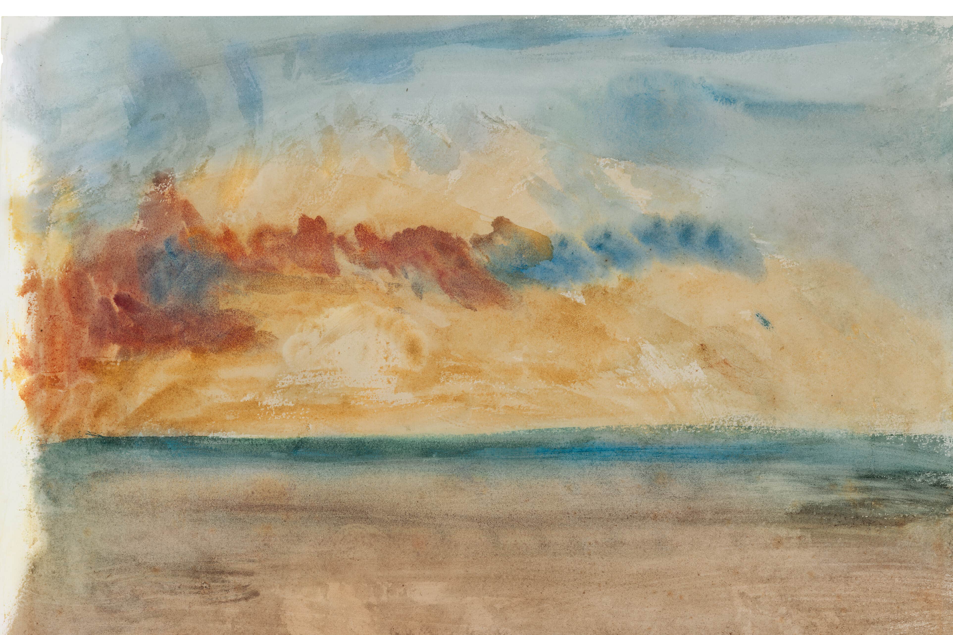 Sunrise Over The Sea by JMW Turner is to be sold at auction (Christie’s Images Limited 2023/PA)