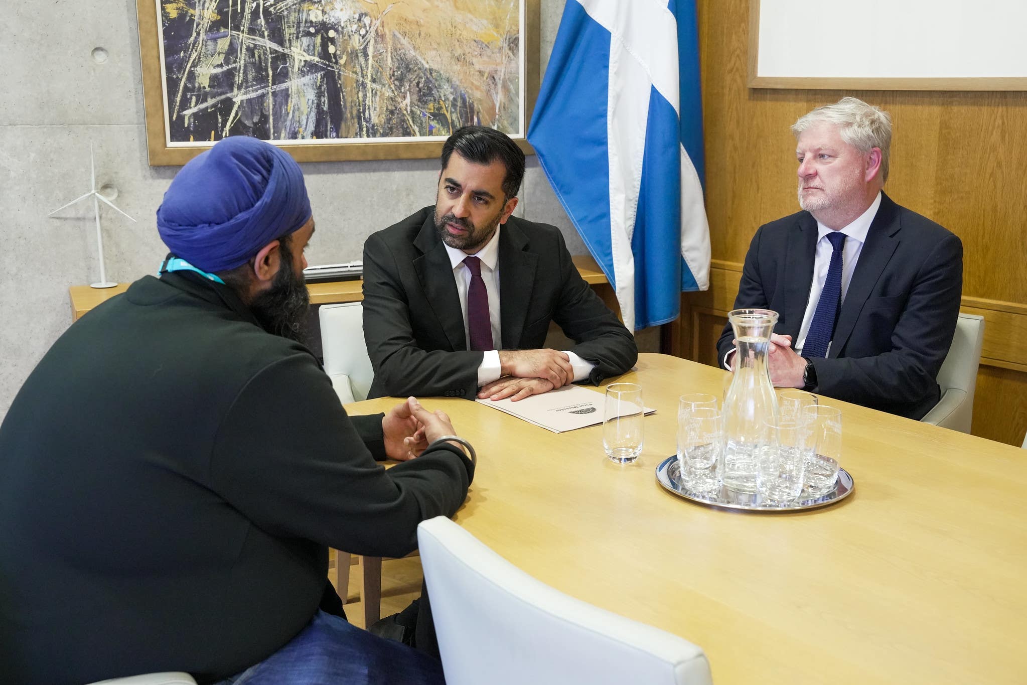 Scotland’s First Minister has vowed to keep lobbying for the release of a Scottish Sikh blogger who has been jailed in India for more than five years (Scottish Government/PA)