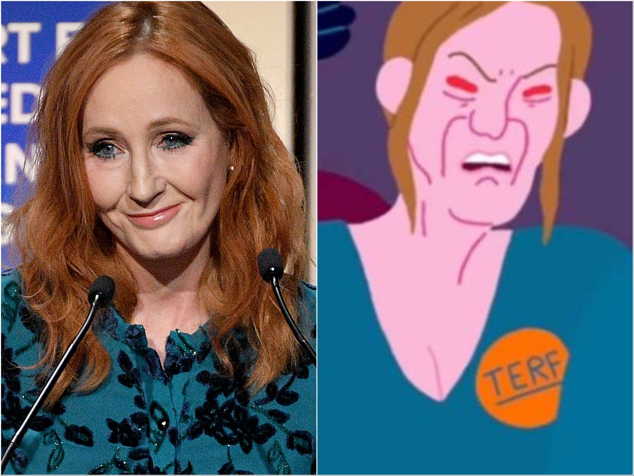 Oxfam denies depicting JK Rowling as red-eyed ‘Terf’ in its new Pride video