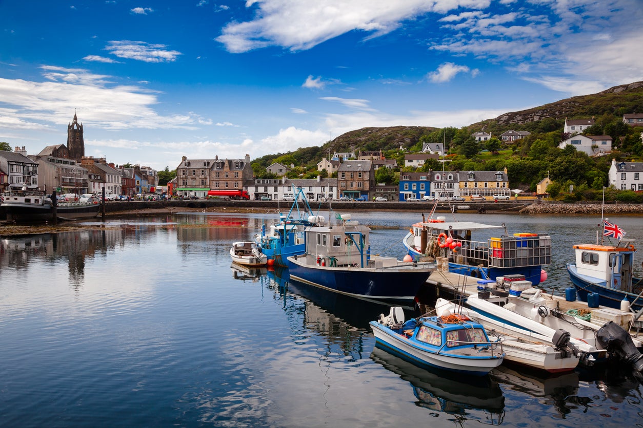 A view of Tarbert Harbour