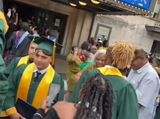 Graduation shooting – live: Suspect Amari Pollard, 19, motivated by ‘ongoing dispute’ with victim