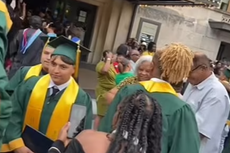 Graduation shooting – live: Video shows suspect open fire on Richmond high school graduation