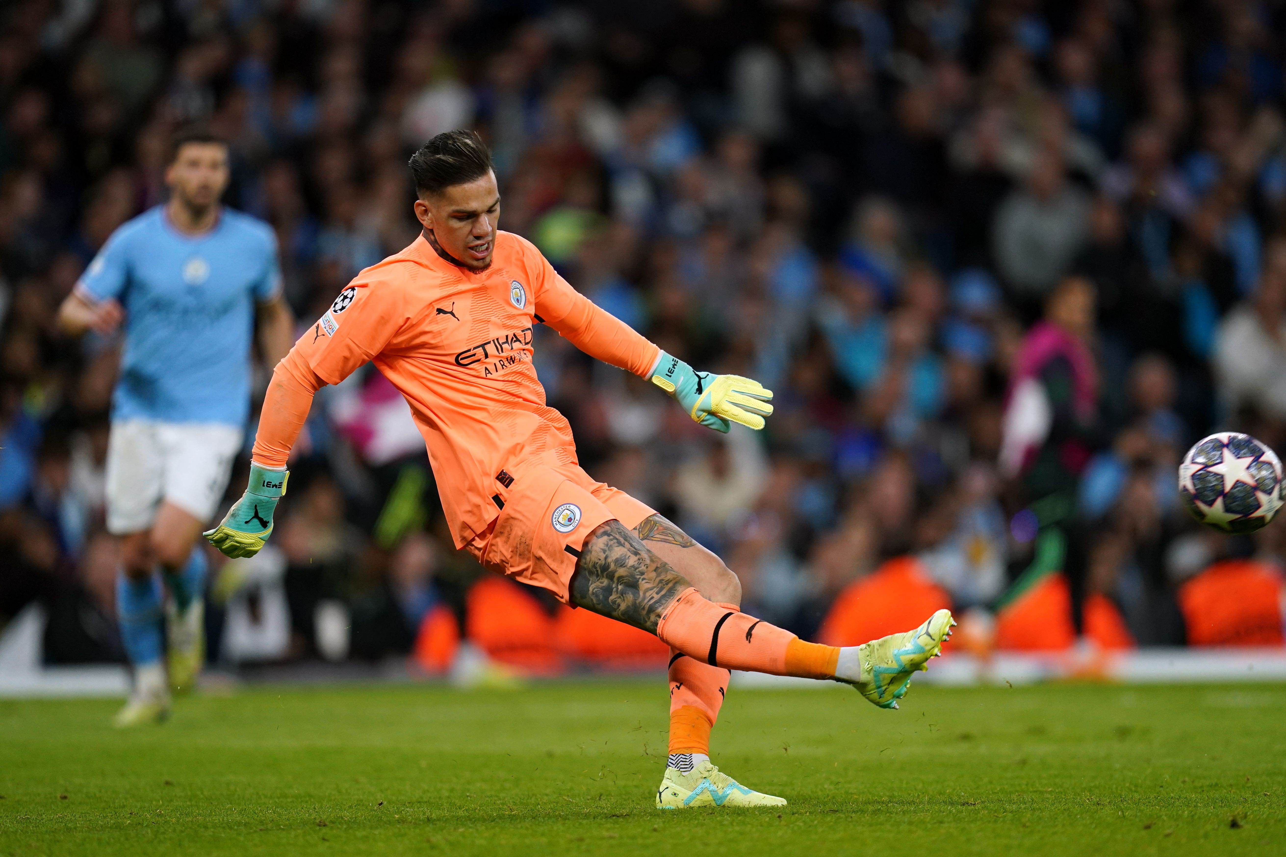 Manchester City goalkeeper Ederson is set to start the Champions League final (Nick Potts/PA)