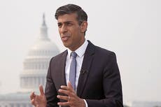 Watch as Rishi Sunak meets with Kevin McCarthy on US trip