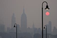 LaGuardia flights temporarily grounded as wildfire smoke clogs air travel across US