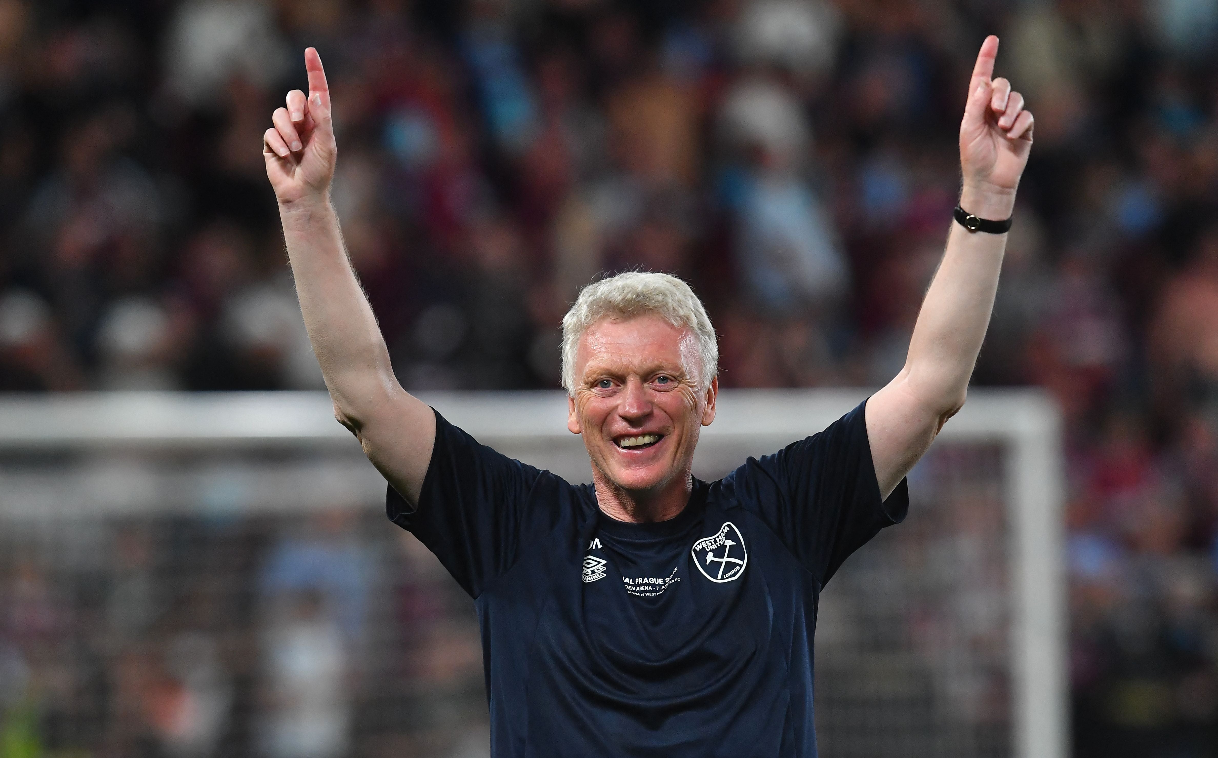 David Moyes was dancing with delight as West Ham won it