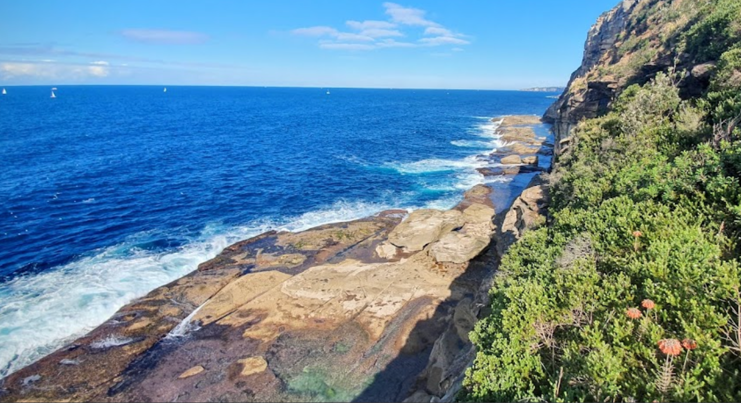 Blue Fish Point in the Sydney suburb of Manly, where US mathematician Scott Johnson was thrown to his death in 1988