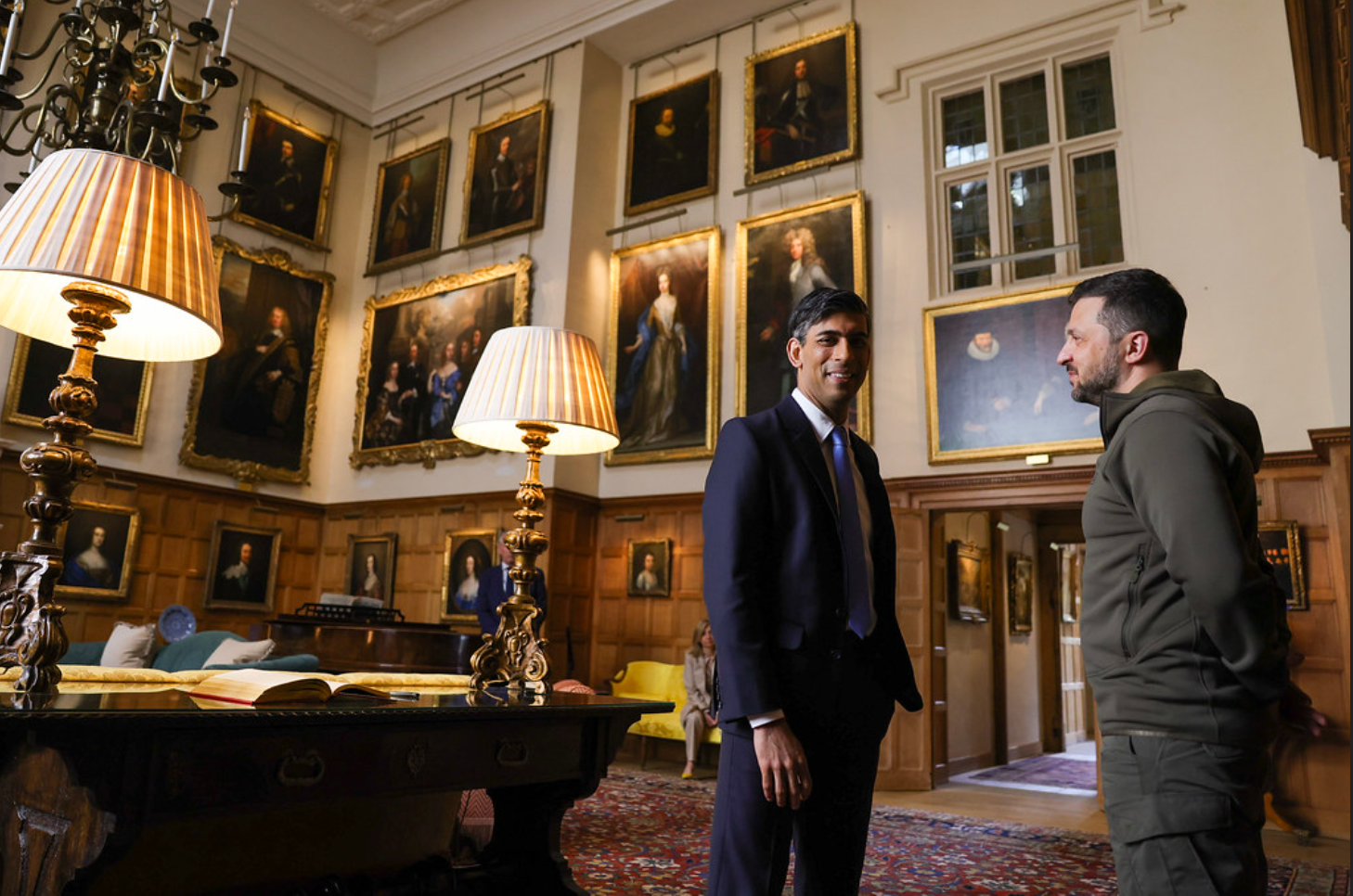 Prime Minister Rishi Sunak at Chequers