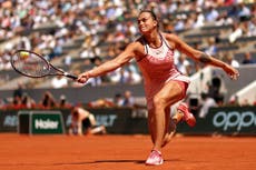 French Open LIVE: Tennis scores, updates and results from women’s semi-finals