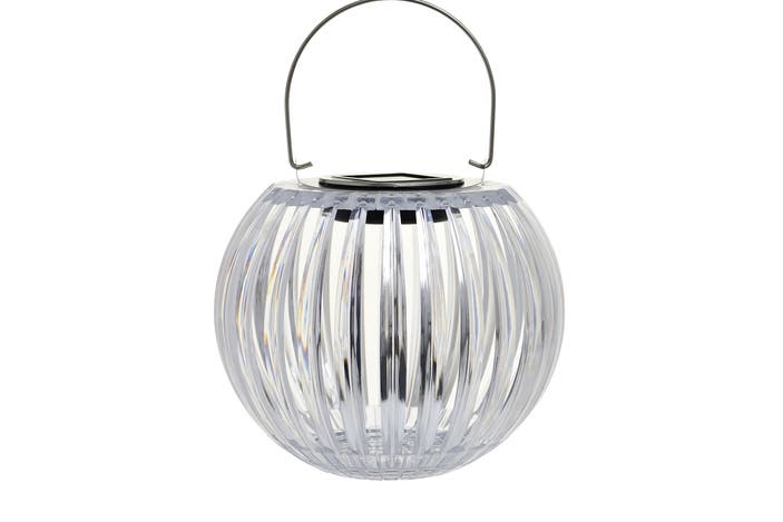 Wilko clear solar ball lantern