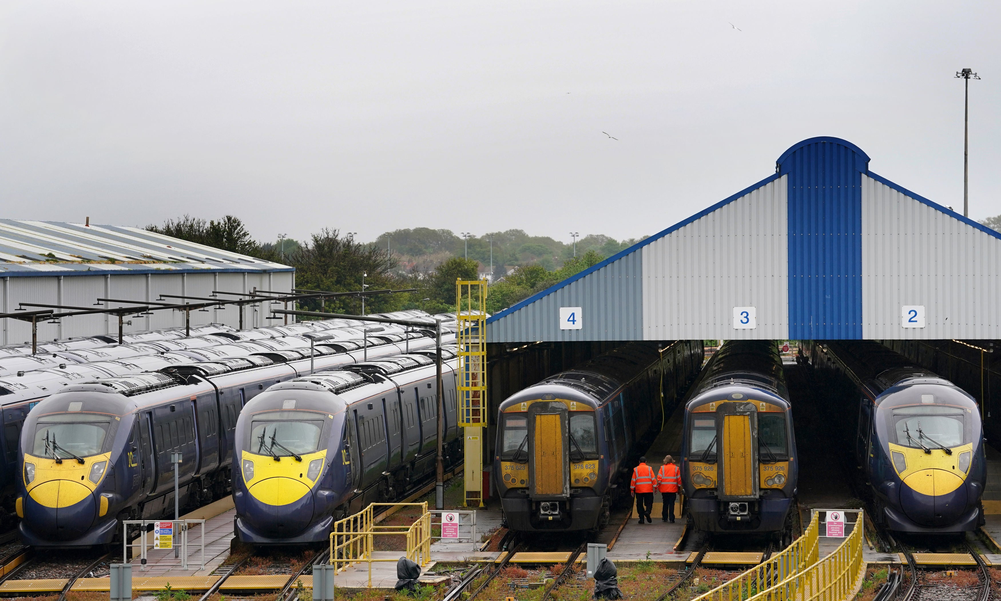 The incident took place on a Southeastern Railways train in Kent