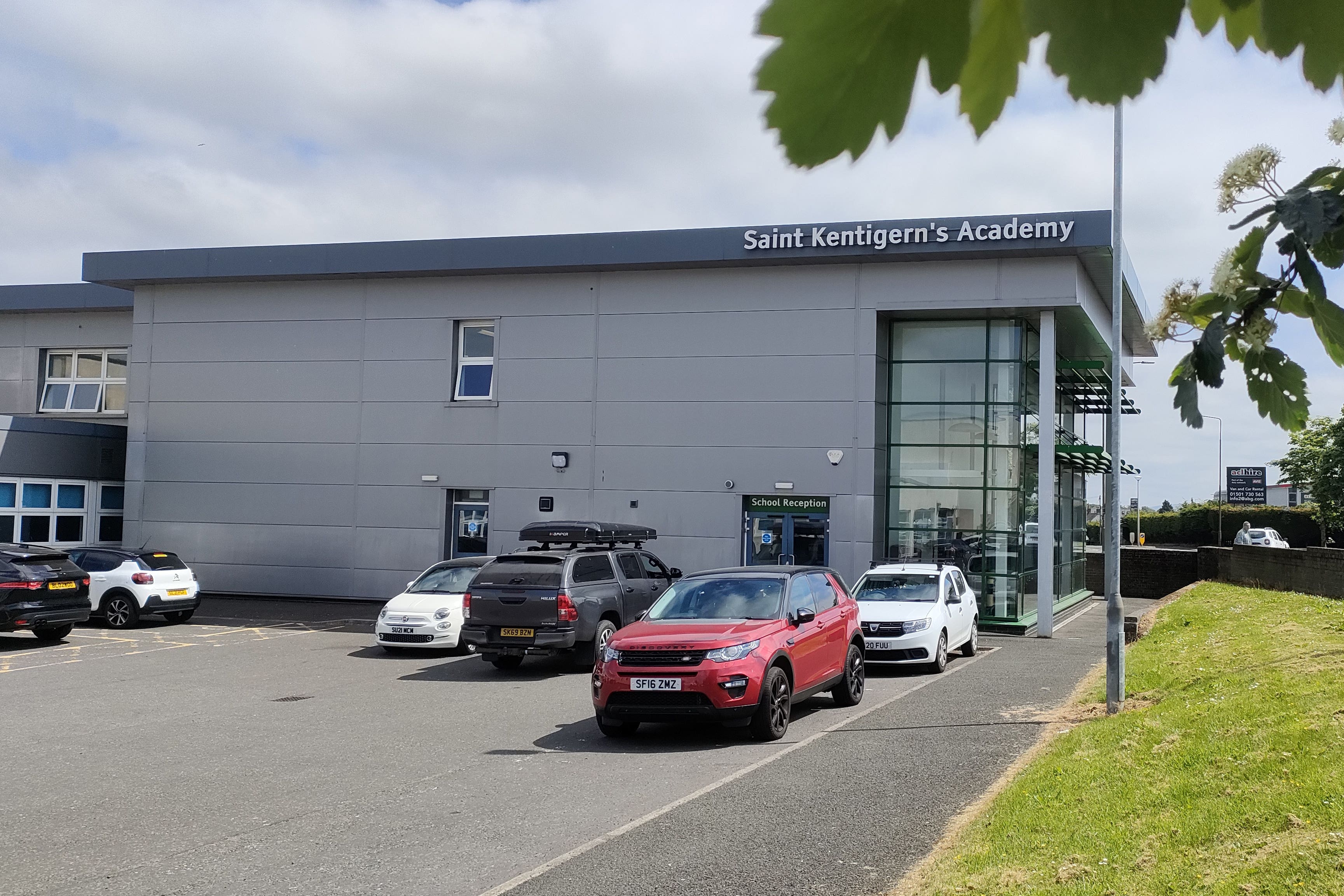 The boy died in an incident at St Kentigern’s Academy in Blackburn, West Lothian, on Tuesday (Ryan McDougall/PA)