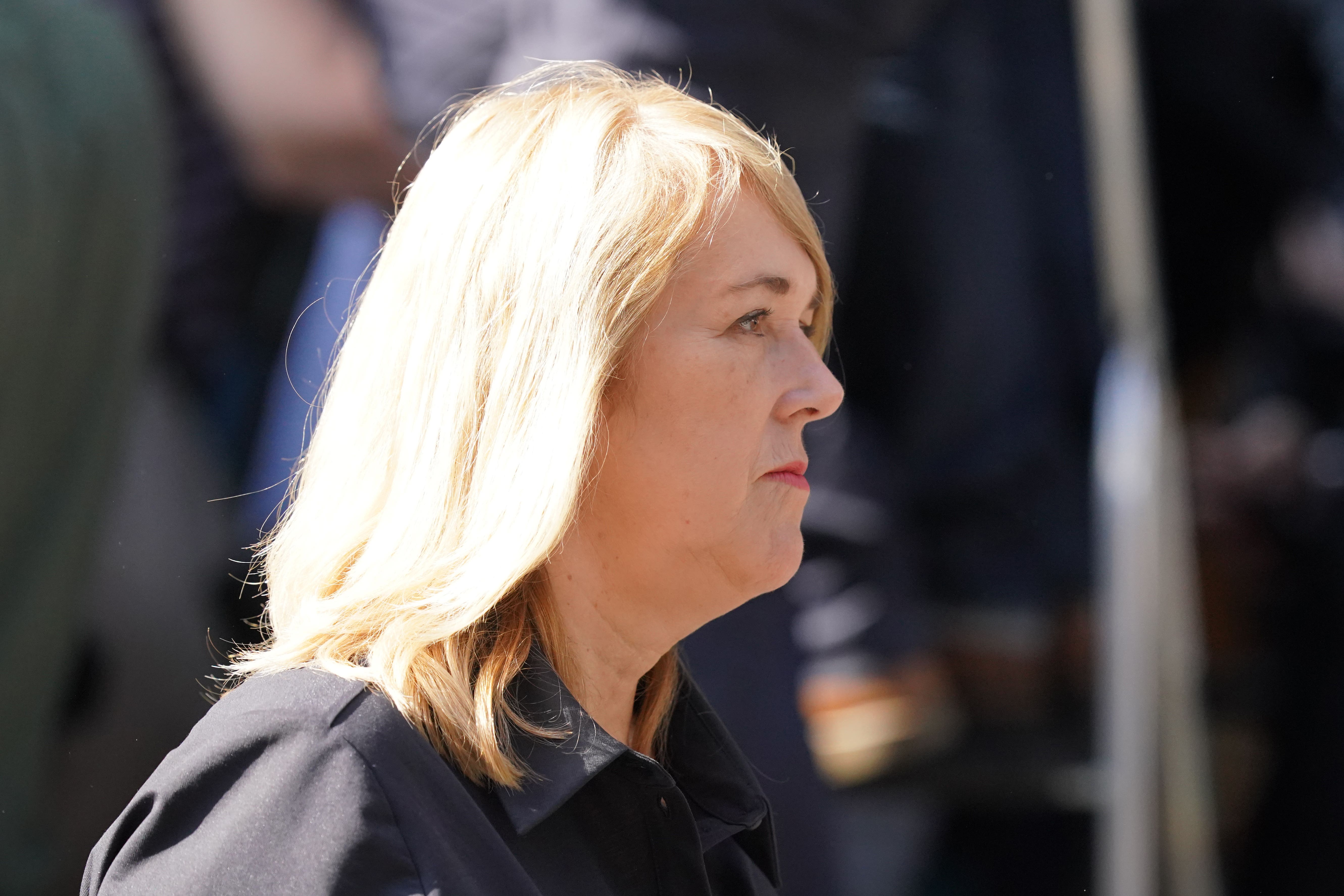 Jane Kerr outside the Rolls Buildings in central London (Jonathan Brady/PA)