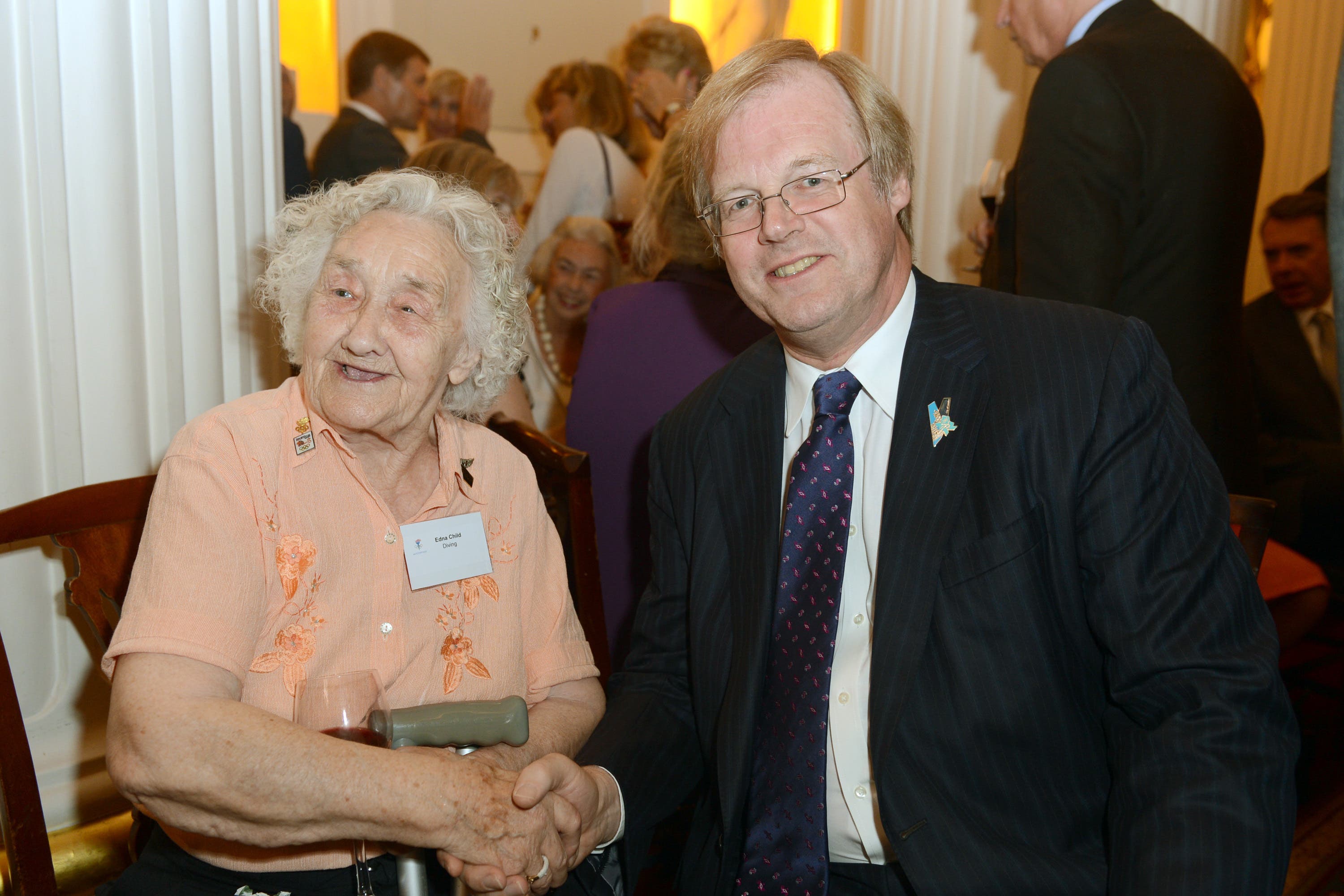 Edna Child, left, died in May aged 100 (Anthony Devlin/PA)