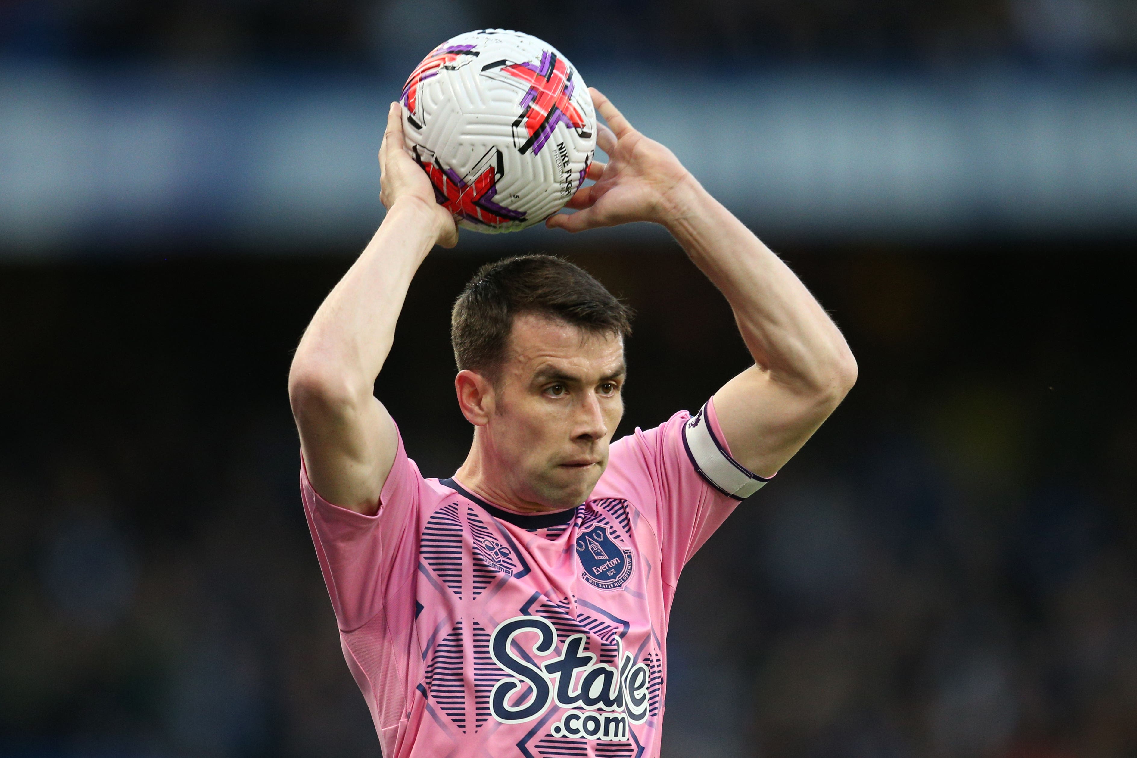 Seamus Coleman has been offered a new deal at Everton (Nigel French/PA)