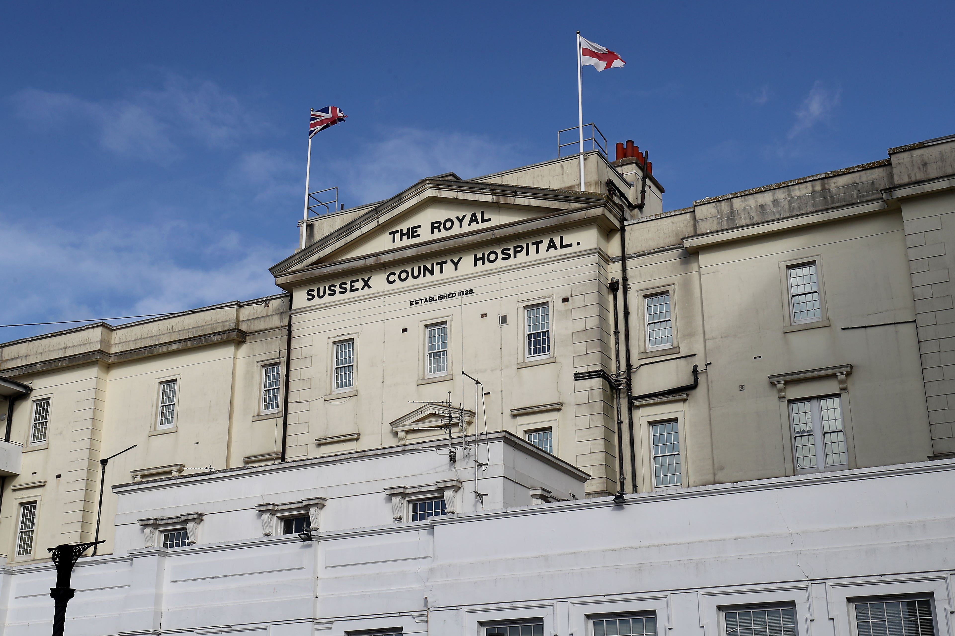 Officers are looking into a series of operations at Royal Sussex County Hospital (PA)